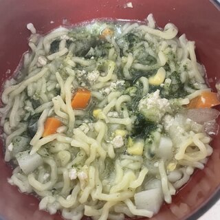 離乳食　味噌バターコーンラーメン